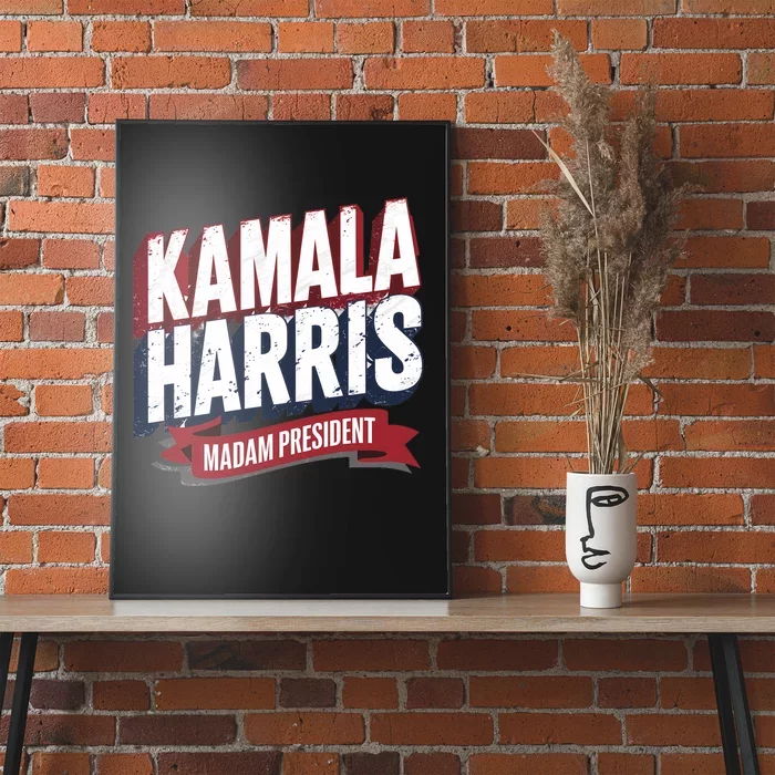 Kamala Harris Madam President Poster