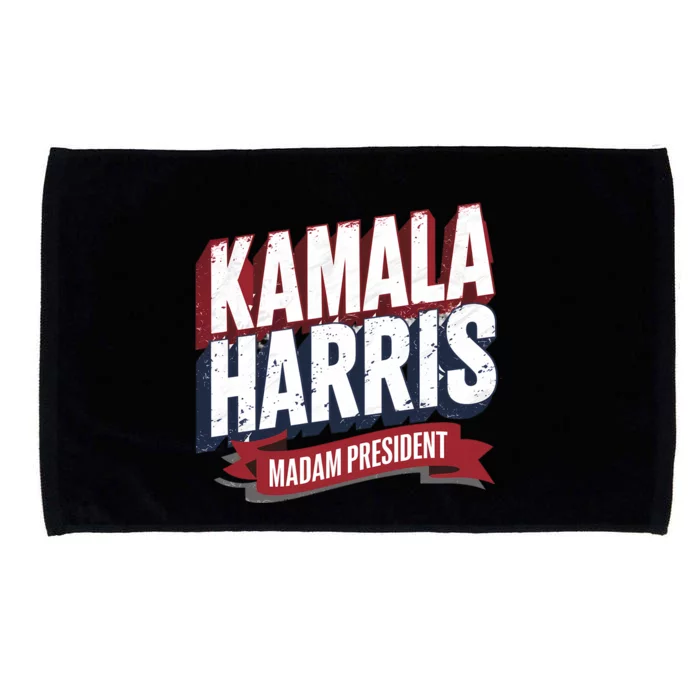 Kamala Harris Madam President Microfiber Hand Towel