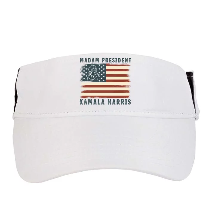 Kamala Harris Madam President 2024 Adult Drive Performance Visor