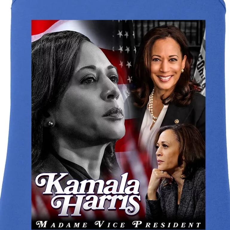 Kamala Harris Madame Vice President Ladies Essential Tank