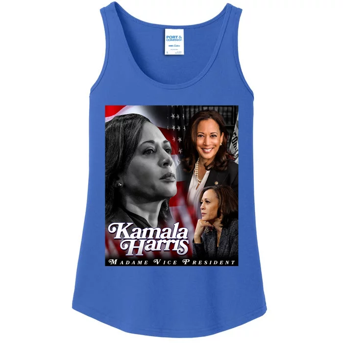 Kamala Harris Madame Vice President Ladies Essential Tank