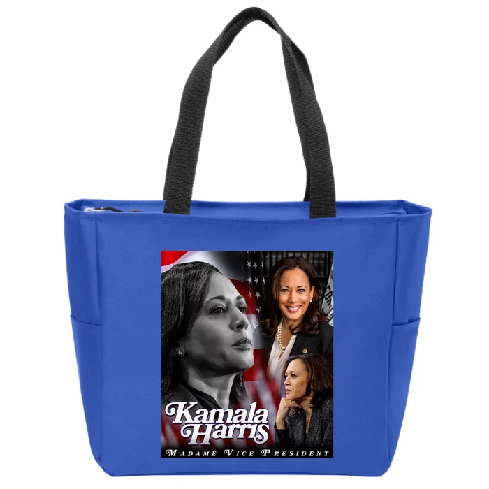 Kamala Harris Madame Vice President Zip Tote Bag