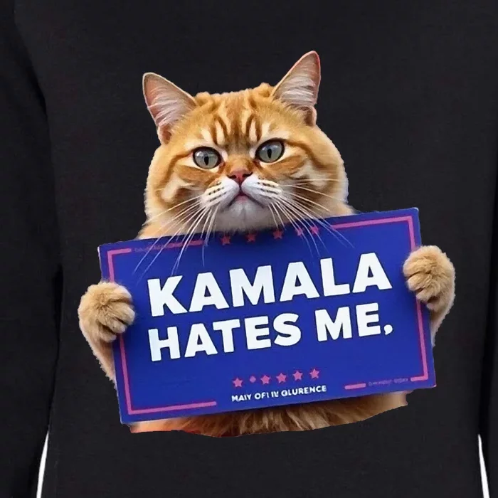 Kamala Hates Me Funny Political Womens California Wash Sweatshirt