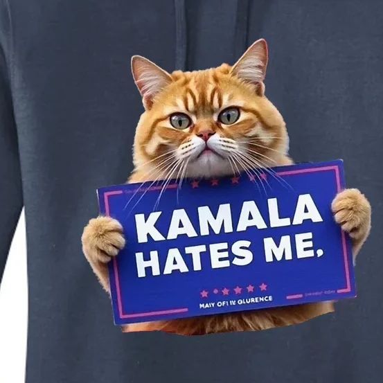 Kamala Hates Me Funny Political Women's Pullover Hoodie