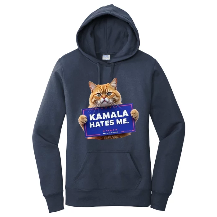 Kamala Hates Me Funny Political Women's Pullover Hoodie