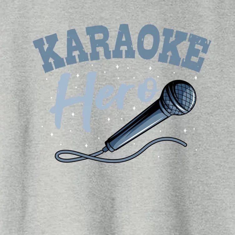 Karaoke Hero Microphone Singer Ktv Music Lover Great Gift Women's Crop Top Tee