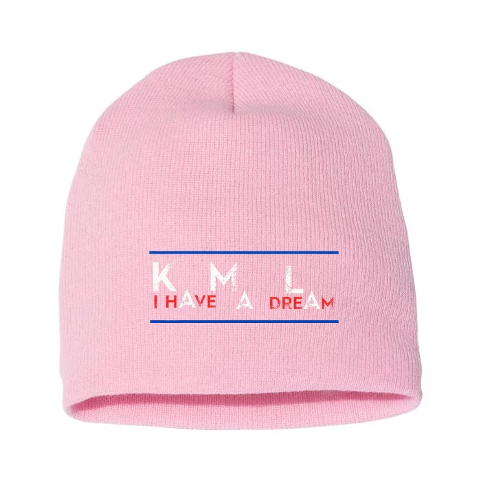 Kamala Harris Mlk Kml I Have A Dream Election President King Short Acrylic Beanie