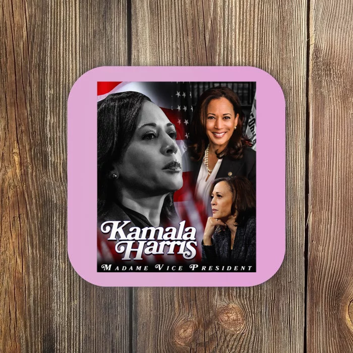 Kamala Harris Madame Vice President Coaster