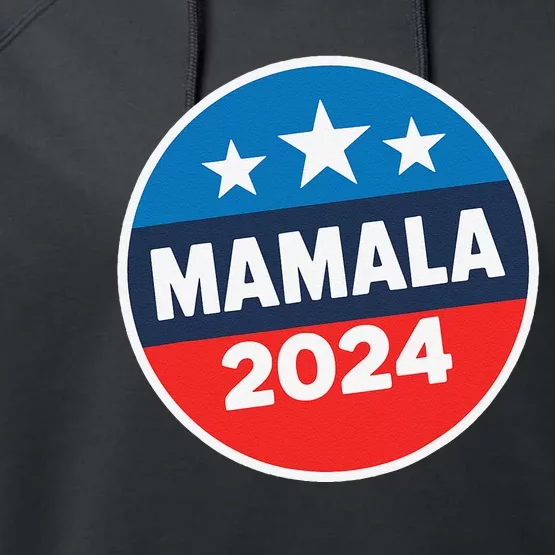 Kamala Harris Mamala Usa President 2024 Funny Presidential Performance Fleece Hoodie