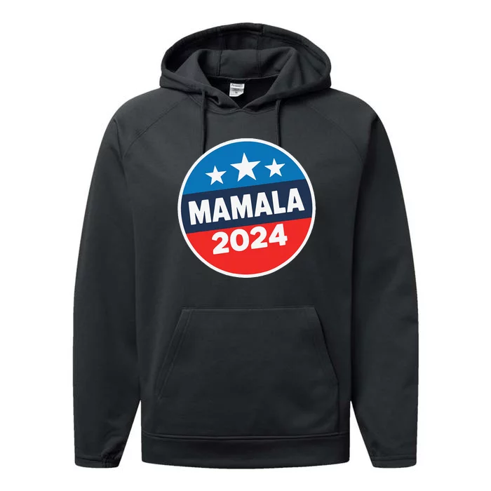 Kamala Harris Mamala Usa President 2024 Funny Presidential Performance Fleece Hoodie