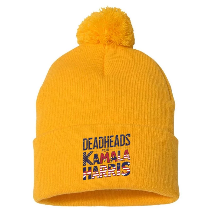 Kamala Harris My President 2024 Pom Pom 12in Knit Beanie