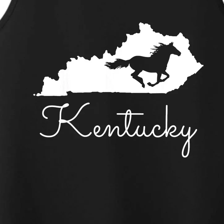 Kentucky Horse Map State Performance Tank