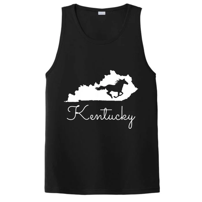 Kentucky Horse Map State Performance Tank