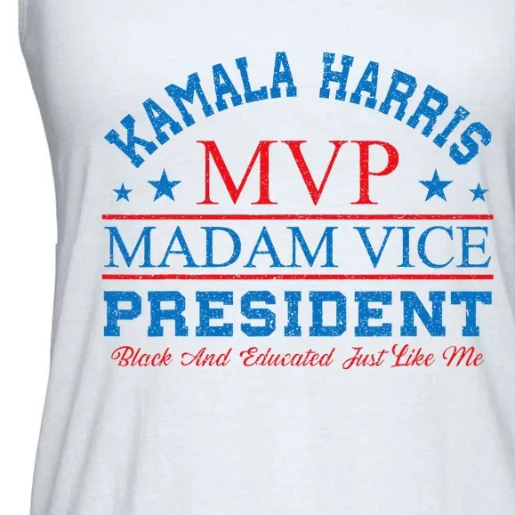 Kamala Harris Mvp Madam Vice President Ladies Essential Flowy Tank