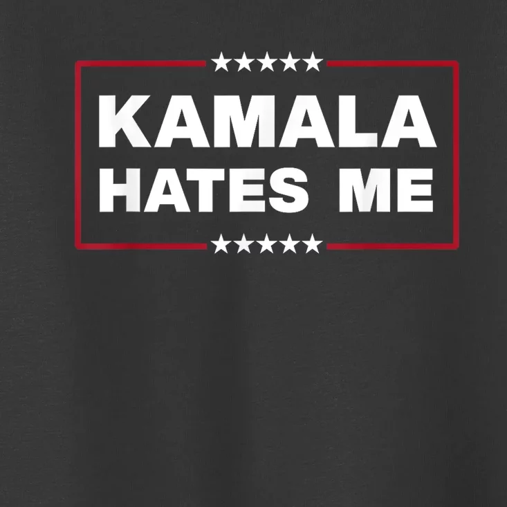 Kamala Hates Me Trump 2024 American Elections Toddler T-Shirt