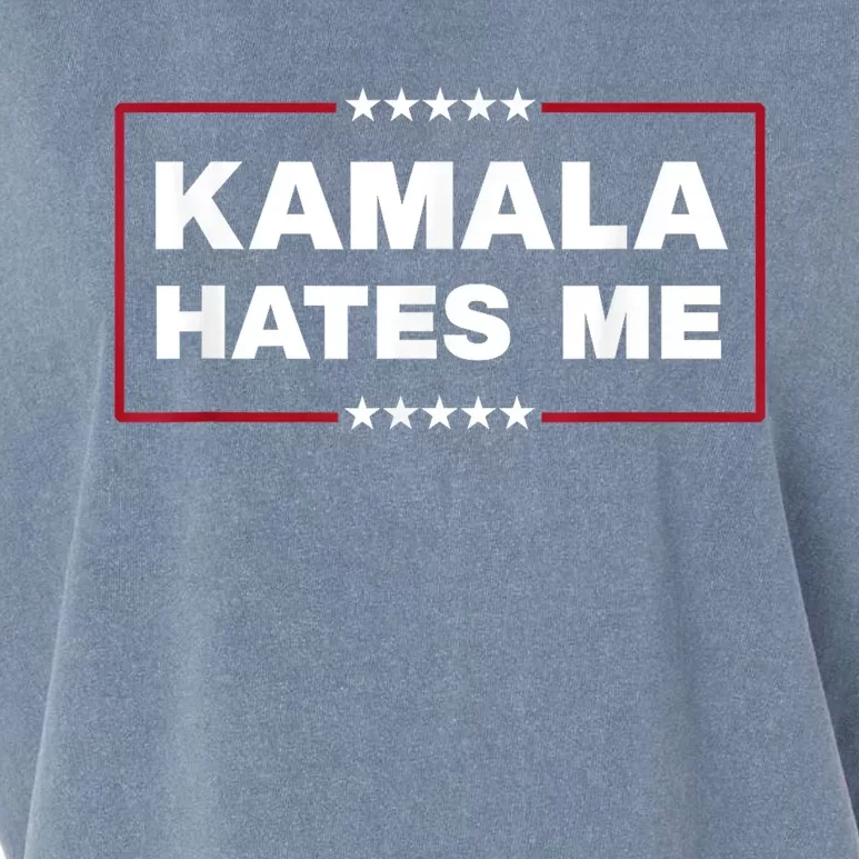 Kamala Hates Me Trump 2024 American Elections Garment-Dyed Women's Muscle Tee