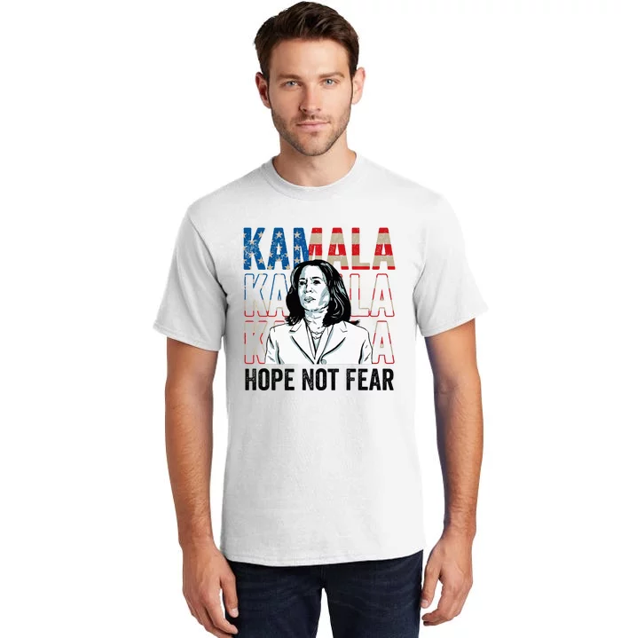 Kamala Hope Not Fear Kamala Harris Premium Tall T-Shirt