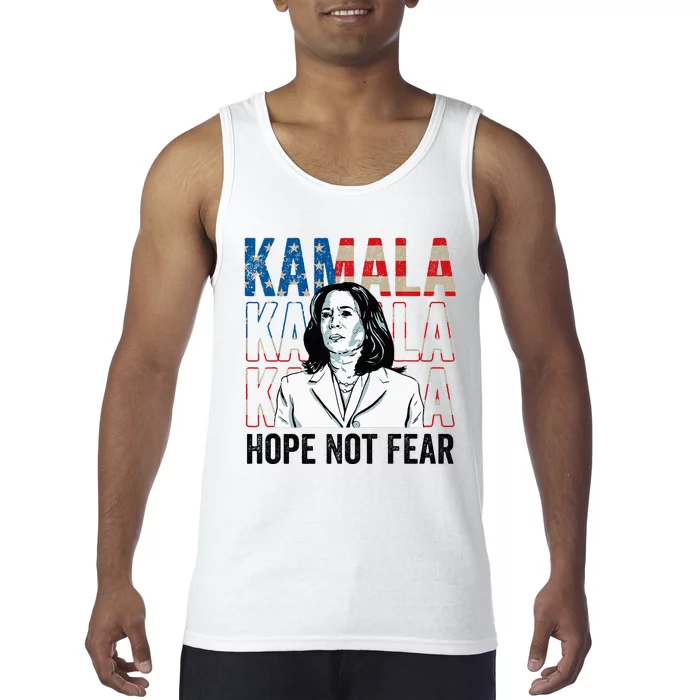 Kamala Hope Not Fear Kamala Harris Premium Tank Top