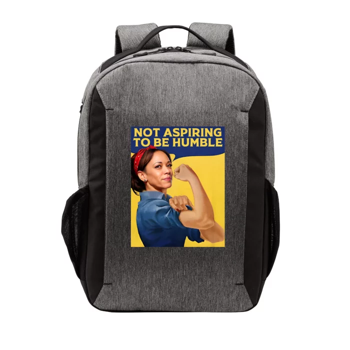 Kamala Harris Not Aspiring To Be Humble Vector Backpack