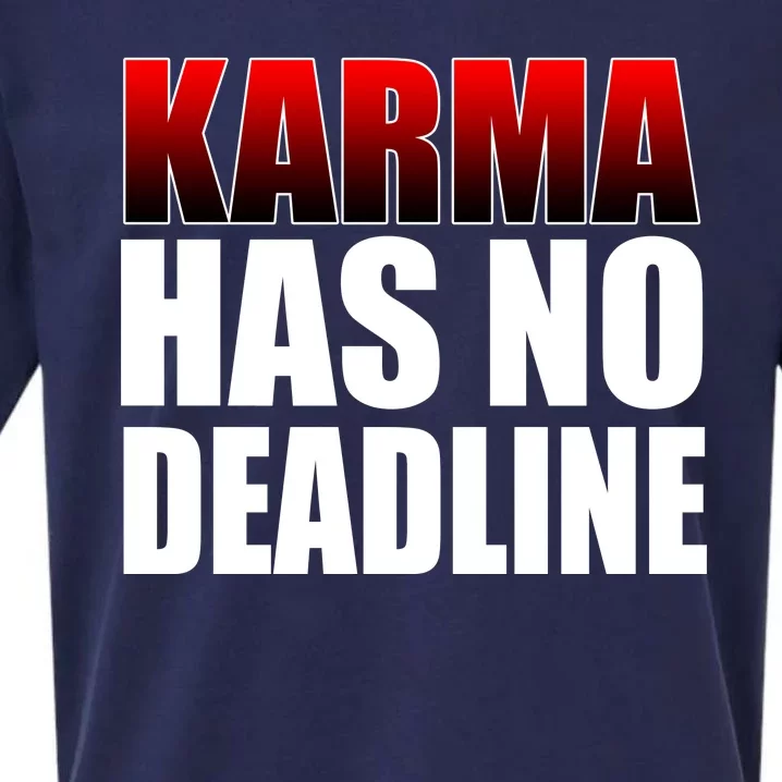 Karma Has No Deadline Sueded Cloud Jersey T-Shirt