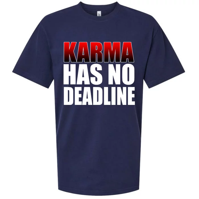 Karma Has No Deadline Sueded Cloud Jersey T-Shirt