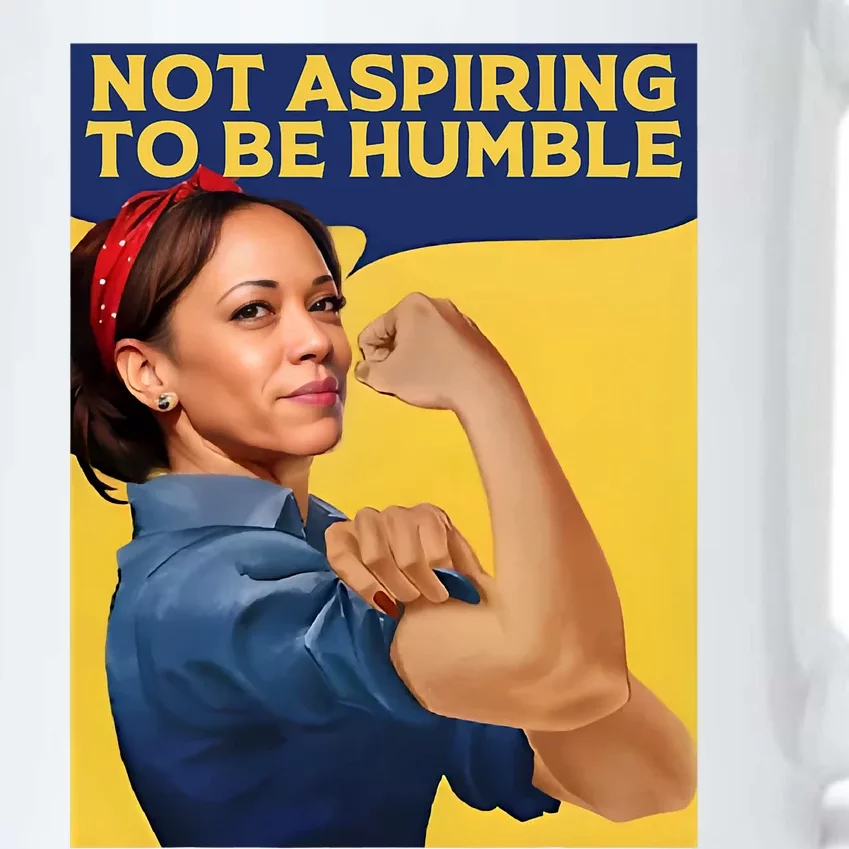 Kamala Harris Not Aspiring To Be Humble Black Color Changing Mug