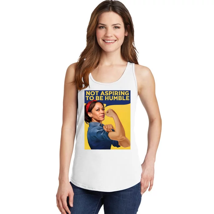 Kamala Harris Not Aspiring To Be Humble Ladies Essential Tank