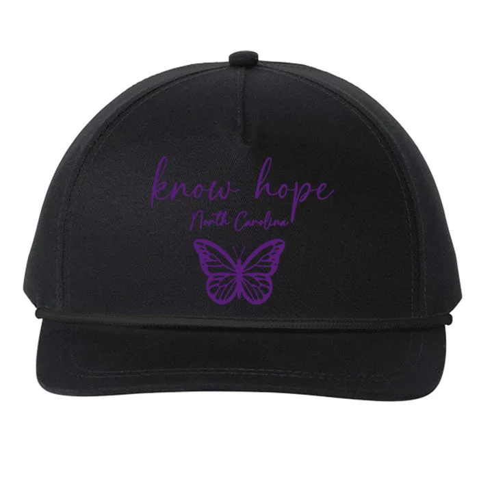 Know Hope North Carolina 3 Banners Snapback Five-Panel Rope Hat