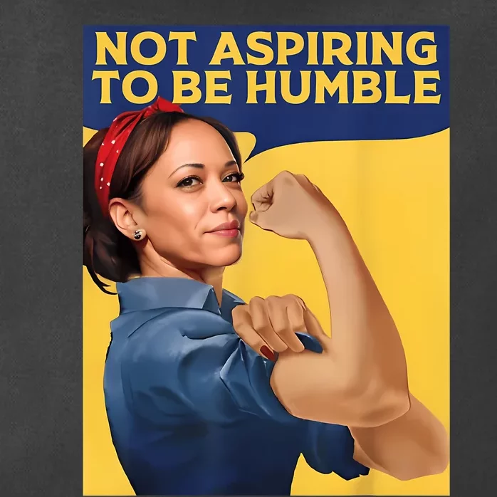 Kamala Harris Not Aspiring To Be Humble Zip Tote Bag