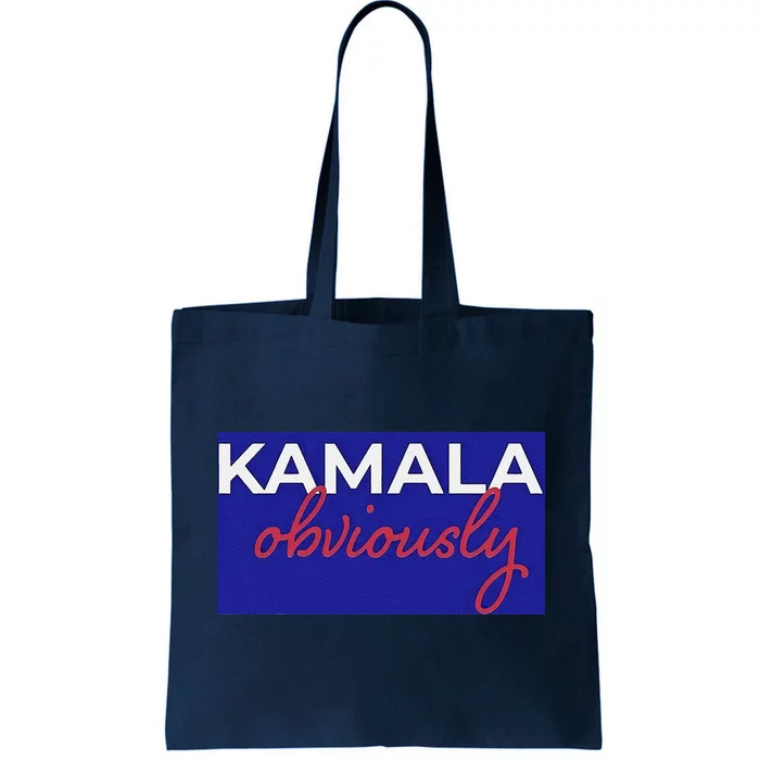 Kamala Harris Obviously Tote Bag