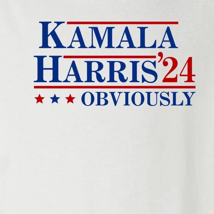 Kamala Harris Obviously 2024 Toddler Long Sleeve Shirt