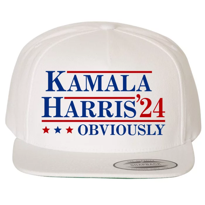 Kamala Harris Obviously 2024 Wool Snapback Cap