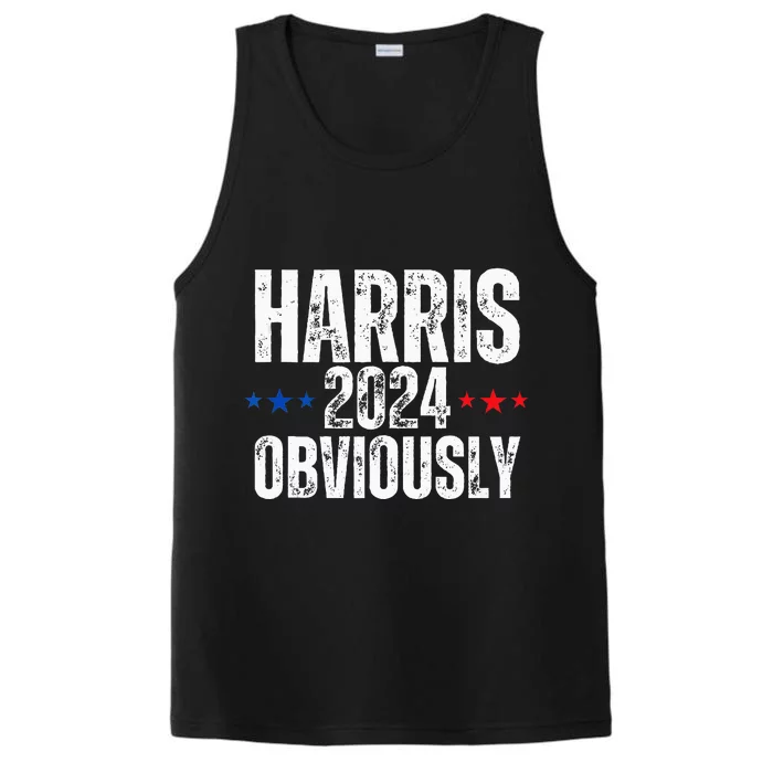 Kamala Harris Obviously A Vote For President 2024 Performance Tank