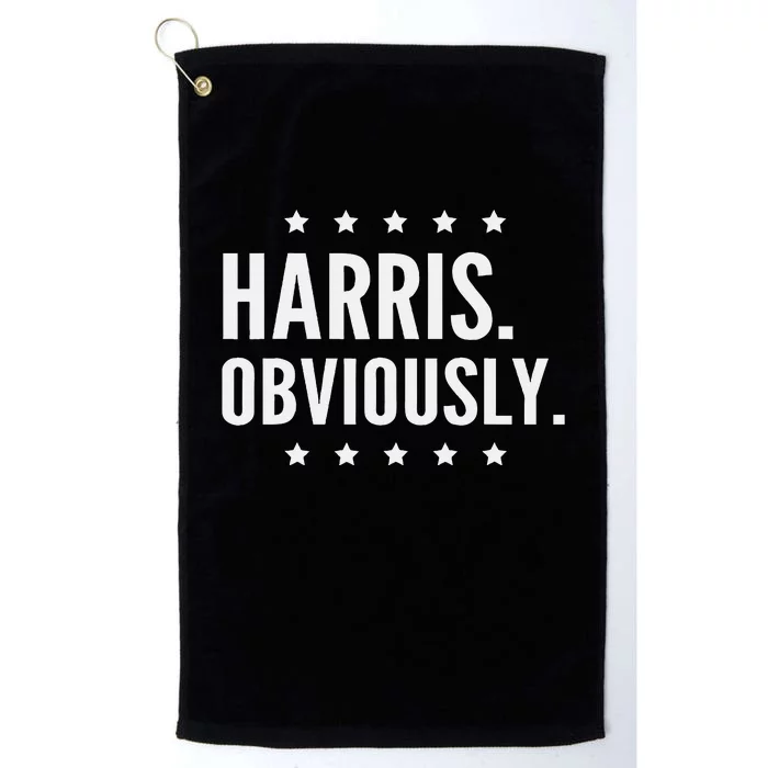 Kamala Harris Obviously 2024 Platinum Collection Golf Towel