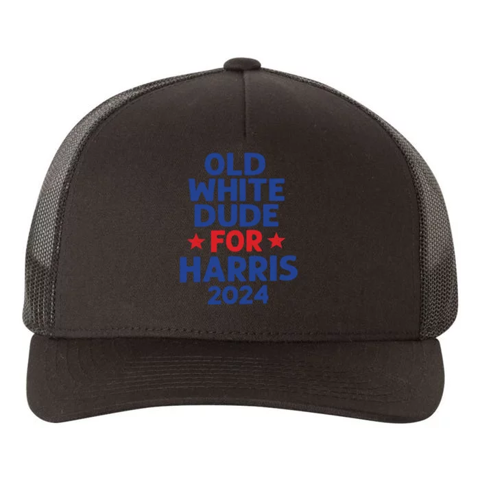 Kamala Harris Old White Dudes For Harris Funny Political Yupoong Adult 5-Panel Trucker Hat