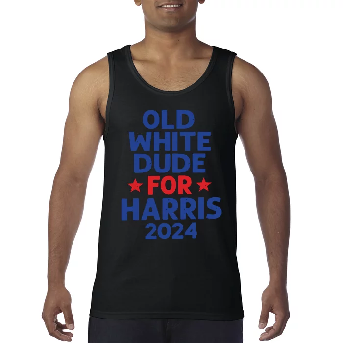 Kamala Harris Old White Dudes For Harris Funny Political Tank Top