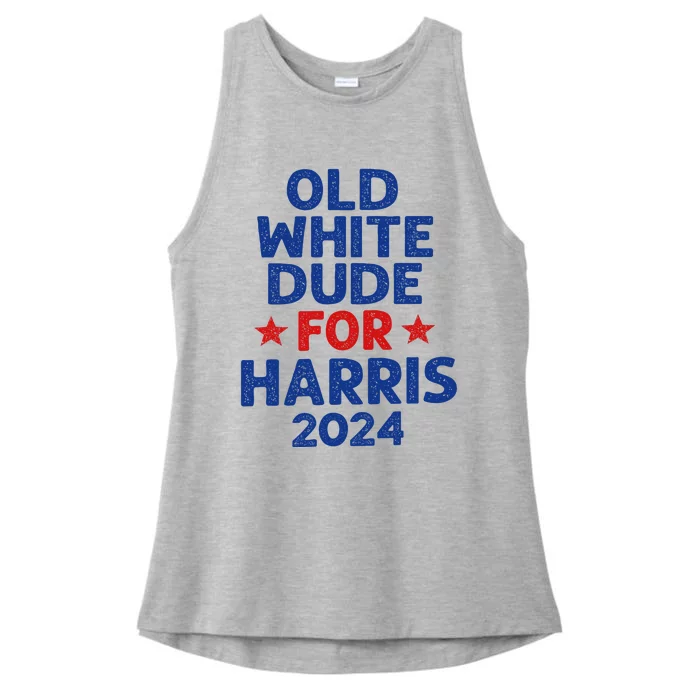 Kamala Harris Old White Dudes For Harris Ladies Tri-Blend Wicking Tank