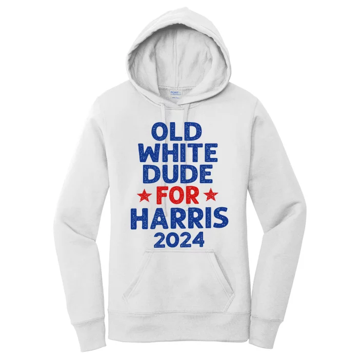 Kamala Harris Old White Dudes For Harris Women's Pullover Hoodie