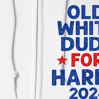 Kamala Harris Old White Dudes For Harris Full Zip Hoodie