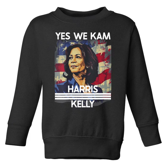 Kamala Harris Obviously A Vote For President 2024 Toddler Sweatshirt