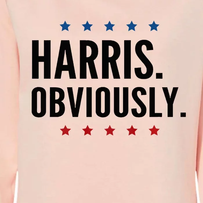 Kamala Harris. Obviously. For 2024 Womens California Wash Sweatshirt