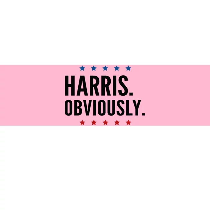 Kamala Harris. Obviously. For 2024 Bumper Sticker