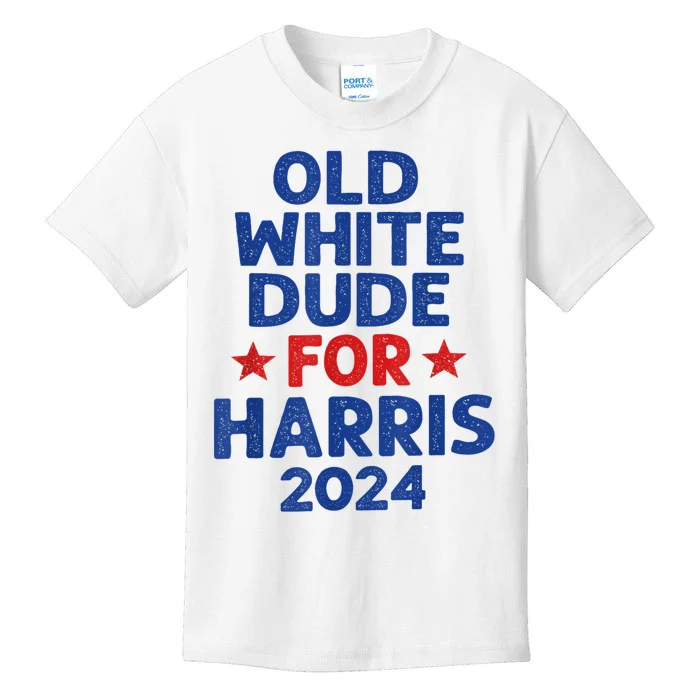 Kamala Harris Old White Dudes For Harris Funny Political Kids T-Shirt