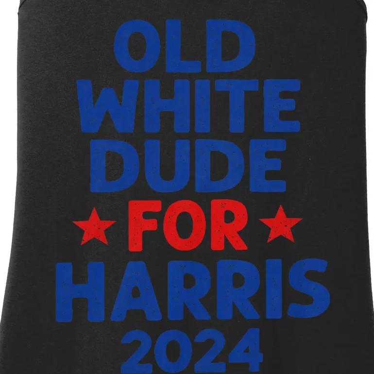 Kamala Harris Old White Dudes For Harris Funny Political Ladies Essential Tank