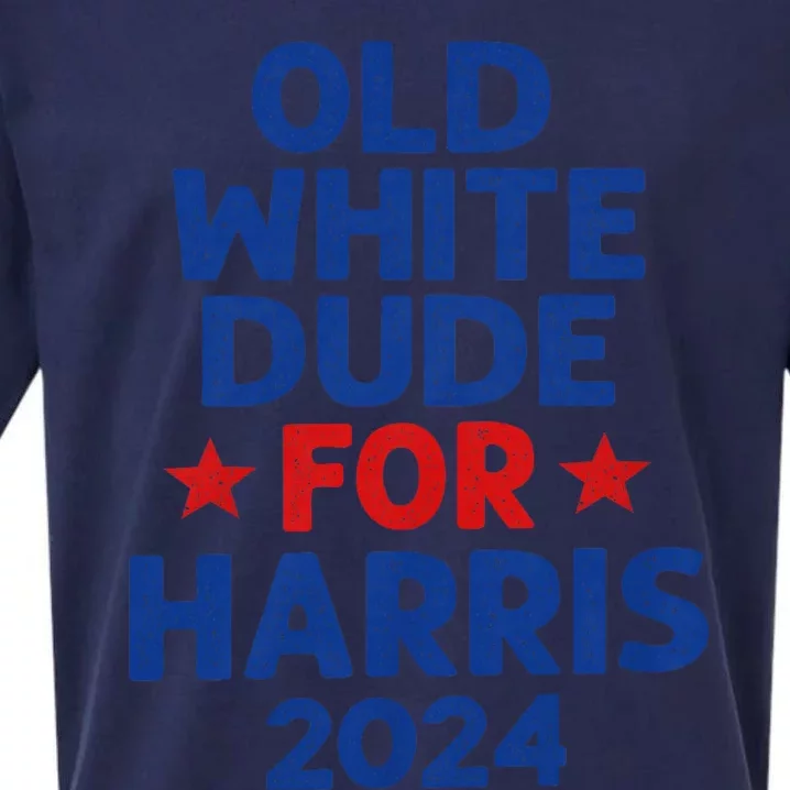 Kamala Harris Old White Dudes For Harris Funny Political Sueded Cloud Jersey T-Shirt