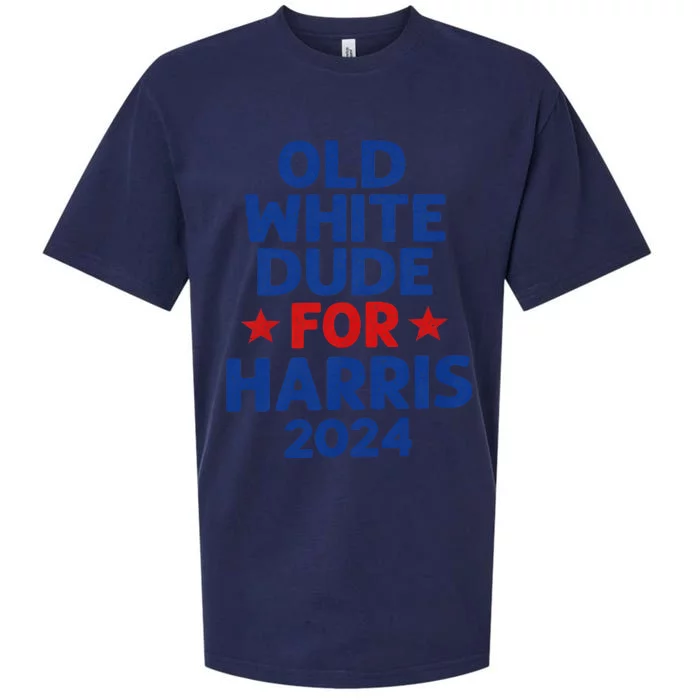 Kamala Harris Old White Dudes For Harris Funny Political Sueded Cloud Jersey T-Shirt