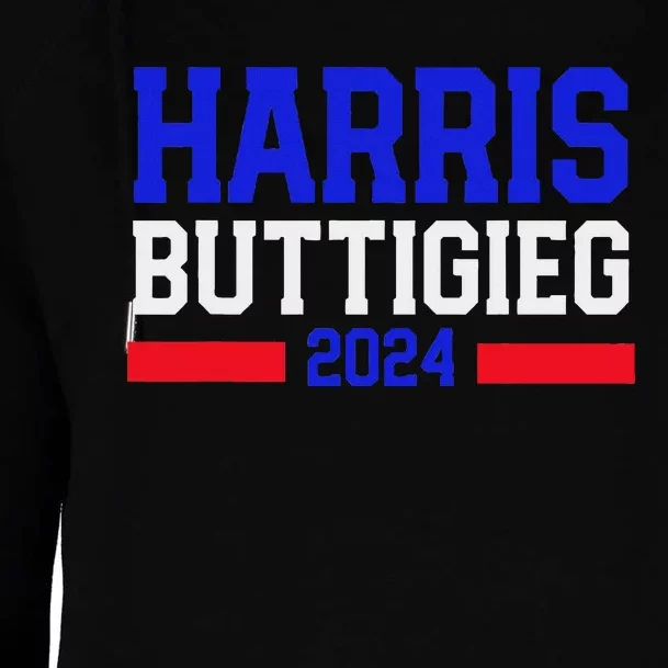 Kamala Harris Pete Buttigieg 2024 Usa President Womens Funnel Neck Pullover Hood