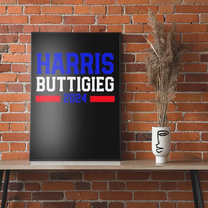 Kamala Harris Pete Buttigieg 2024 Usa President Poster