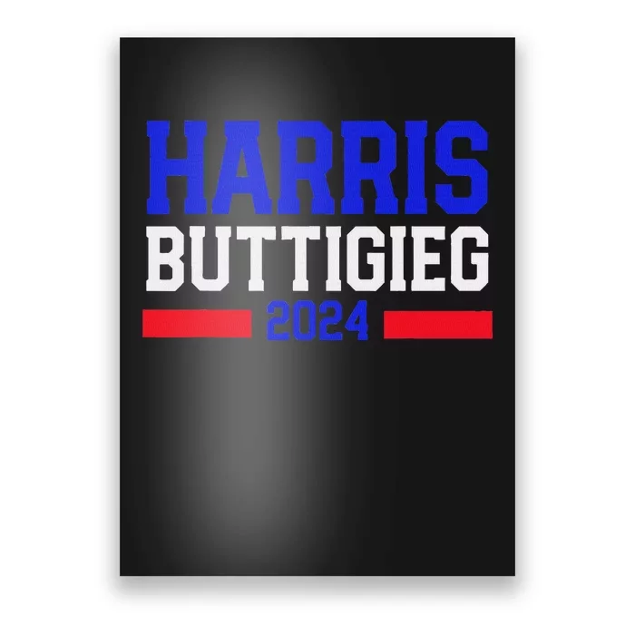 Kamala Harris Pete Buttigieg 2024 Usa President Poster