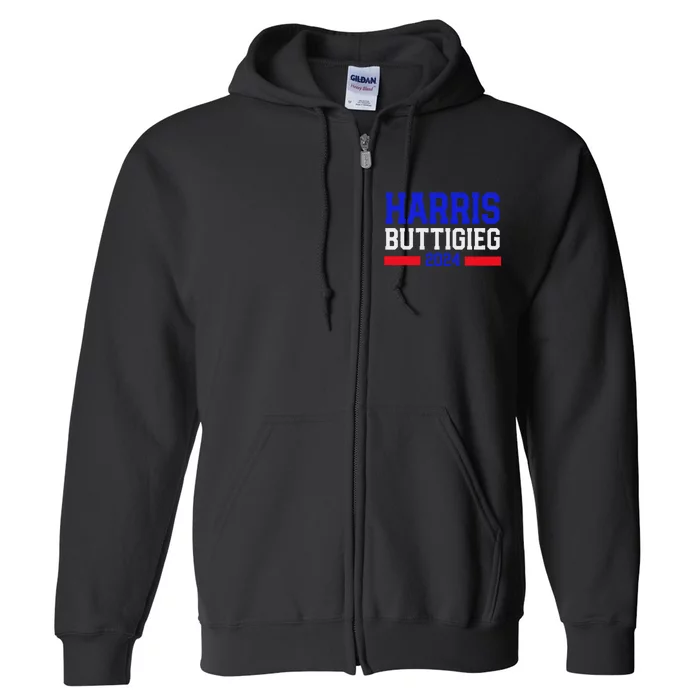 Kamala Harris Pete Buttigieg 2024 Usa President Full Zip Hoodie